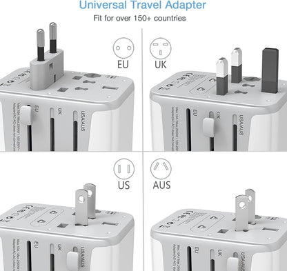 Adaptor International Tessan 633FC, 4xUSB - 3.4A, 10A, USB-C