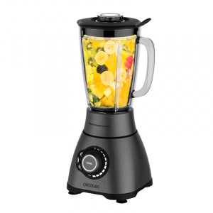 Blender Cecotec Power Black Titanium 1800 Smart 1800 W Zdrobire gheata Bol sticla Filtru pentru sucuri 22000-rpm