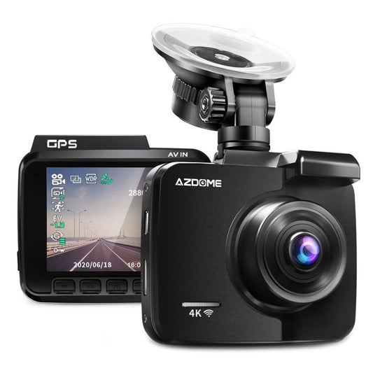 Camera auto DVR AZDOME GS63H, 4K, WiFi, GPS, Unghi 170  , WDR, G-Sensor, Mod parcare, Filmare in bucla
