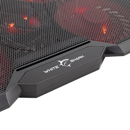 Gaming Notebook cooler White Shark GCP-29 ICE WIZARD - 5 Ventilatoare (4 x 140mm 1 x 70mm) 2400 RPM Air Flow: 100CFM 2 x USB Compatibil cu Laptopuri ce au diagonala pana la 17.3"